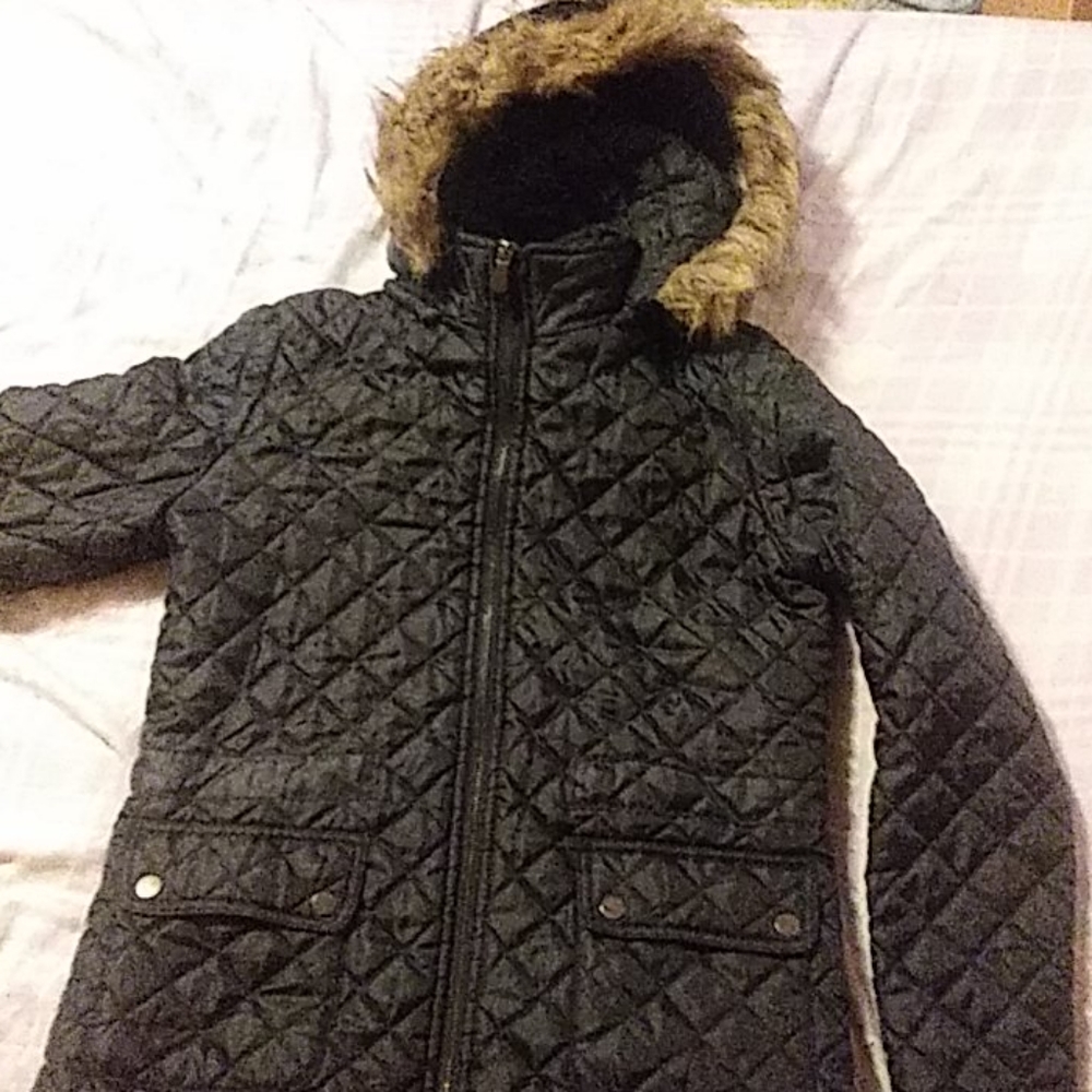 Fussy hoodie jacket